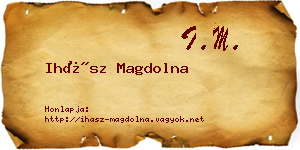 Ihász Magdolna névjegykártya